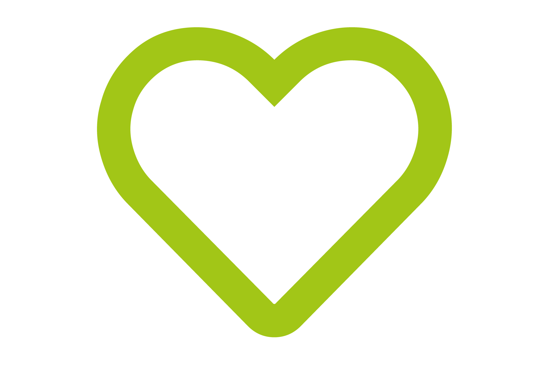 Das hellgrüne Herz-icon steht für den Bereich Spenden und Engagieren